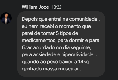 Depoimento de William Joce sobre a Comunidade Governo Mental